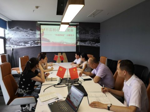 新世紀南京黨支部開展“四重四亮”主題黨日活動