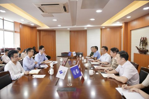 泛奧升（中國）船務服務有限公司拜訪我司