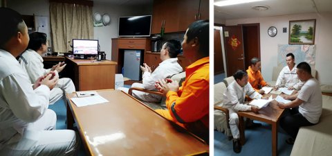 筑牢“浮動國土”上的戰(zhàn)斗堡壘    泰州輪、福州輪黨支部召開專題組織生活會