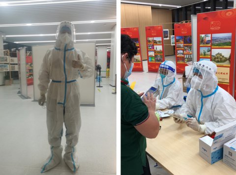 戰(zhàn)疫有我   江蘇遠(yuǎn)洋青年突擊隊(duì)積極投身防疫一線