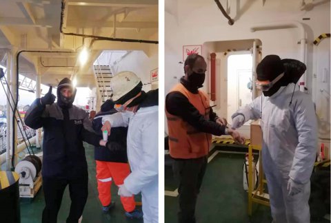 【一線(xiàn)紀(jì)實(shí)】最高標(biāo)準(zhǔn)！最嚴(yán)要求！“江遠(yuǎn)永州”輪堅(jiān)決筑牢海上疫情防線(xiàn)